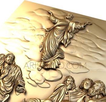 Religious panels (PR_0120) 3D model for CNC machine